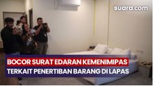 Bocor Surat Edaran Kemenimipas Terkait Penertiban dan Pengawasan Barang di Lapas