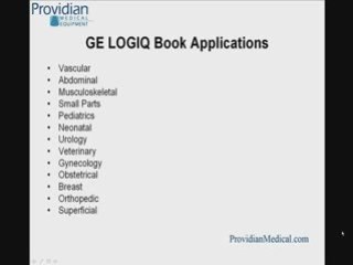 GE Logiq Book Portable Ultrasound Machine