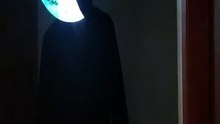 ⚛️ Cyberpunk Hologram Helmet (LED POV Display) #shorts #holograms #shortsvideo