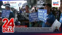 Tigil-pasada ng PISTON, itinuloy bilang panawagan vs. fuel tax at excise tax; pagsakay ng mga commuter, pahirapan | 24 Oras
