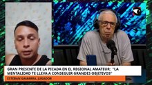 El Tucu Gamarra, tras la clasificación de La Picada en el Regional Amateur