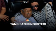 Air mata Dr Mahathir gugur, lihat isteri tercinta dikebumi
