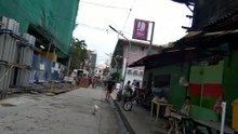 Construction Ongoing on Santo Sepulcro Street in Paco, Manila City, Philippines