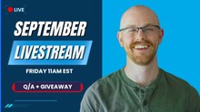 Alex The Analyst September Livestream Q&A and Giveaway