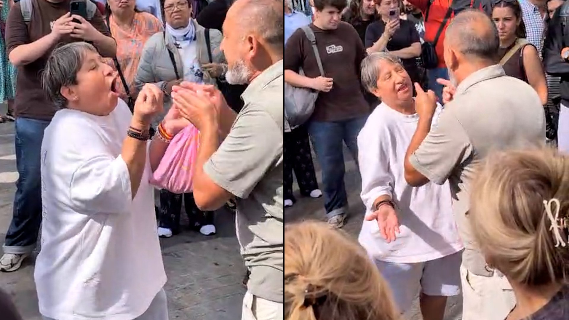 La acampada "ilegal" en la Puerta del Sol, que persiste desde el pasado s�bado experiment� un tenso altercado este martes, a�adiendo otra capa de complejidad a una protesta ya marcada por el ultim�tum de 48 horas de la Comunidad de Madrid para su desalojo. La movilizaci�n, impulsada principalmente por la situaci�n de la vivienda y el desahucio de Maricarmen], contin�a generando reacciones fuertes tanto entre los manifestantes como por parte de las autoridades.