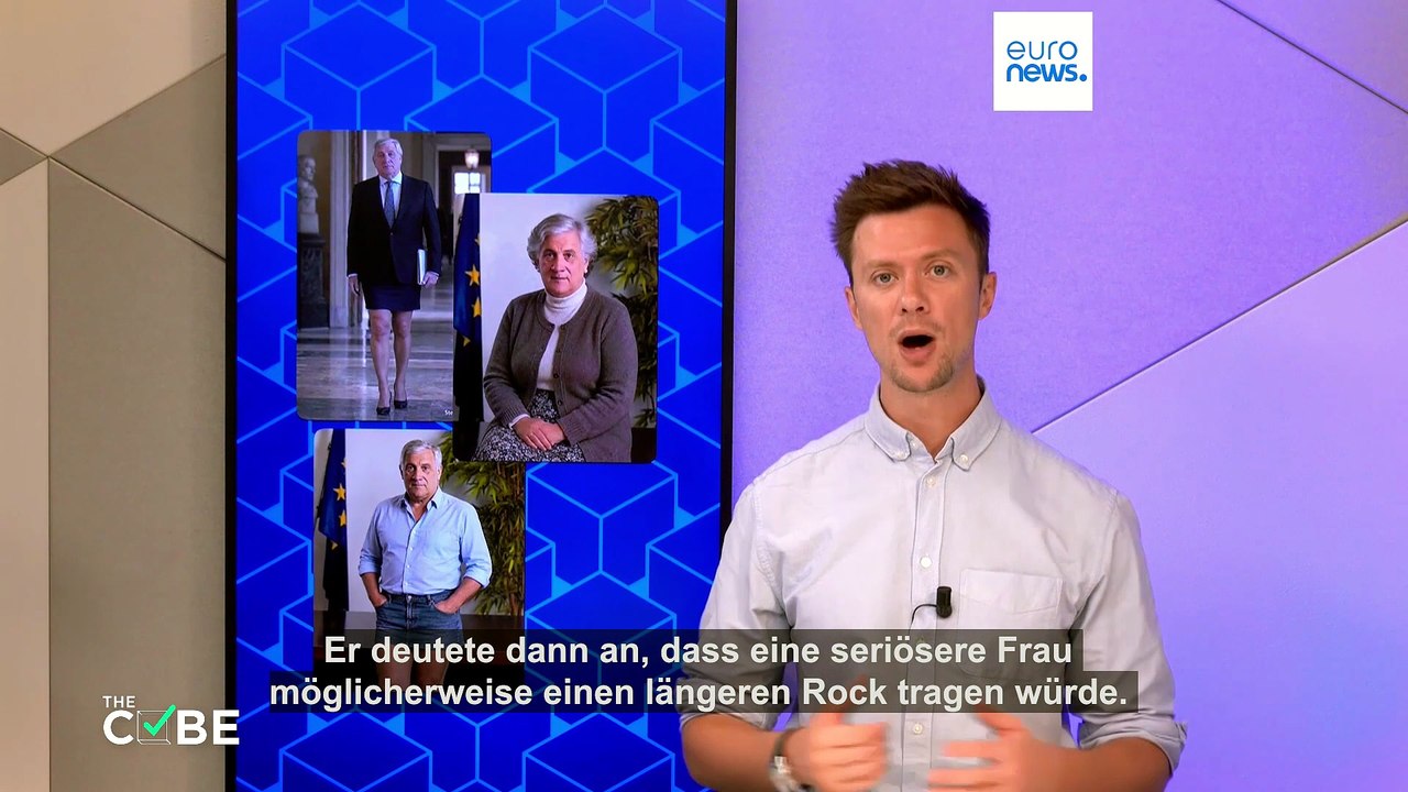 Italien: bilder von außenminister tajani im minirock gehen viral