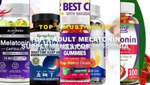 Why Everyone Is Buying Top 5 Adult Melatonin Supplements For Insomnia - Melatonin Gummy Help Fall Asleep Faster & Fight ...