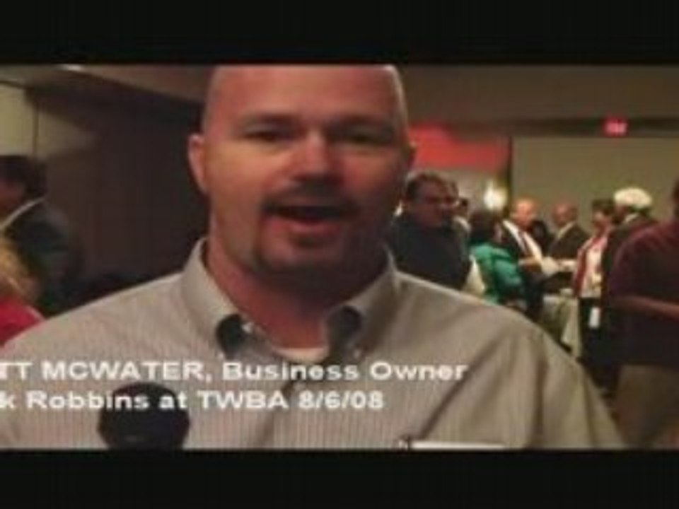 Jairek Robbins Testimonial at TWBA 8-6-08 Tampa FL