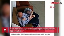 Bakım merkezinde kan donduran olay! Arkadaşının gözlerine parmaklarını sokarak kanattı