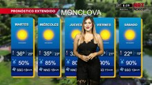 Pronóstico del clima presentado por Valentina Torres