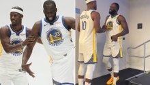 Jimmy Butler crashes Draymond Green’s presser and turns awkward stare into heartwarming moment