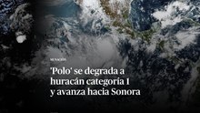 Saldo blanco en Baja California Sur Huracán Polo cruza el estado y avanza hacia las costas de Sonora