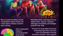 Penyebab Judi Online Bikin Candu Menurut Psikolog#Judi online