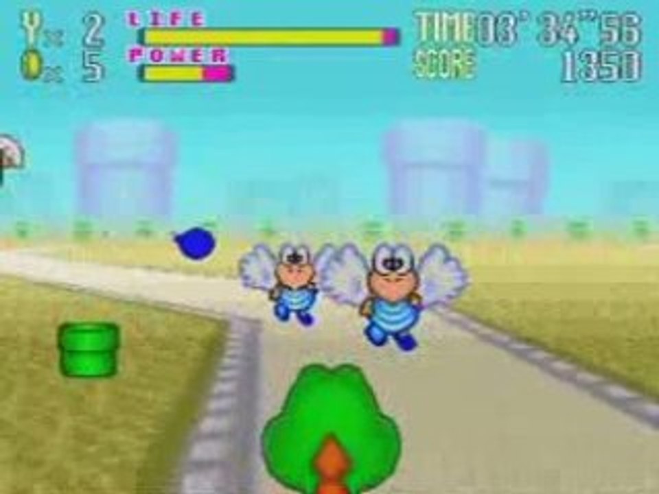 Yoshi's Safari : exemple d'un niveau