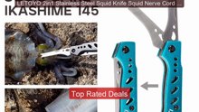 LETOYO 2in1 Stainless Steel Squid Knife Squid Nerve Cord Cut squid ... -- Top Rated 2026 | Buy Now!