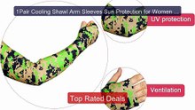 1Pair Cooling Shawl Arm Sleeves Sun Protection for Women Men with F... -- Top Rated 2026 | Buy Now!