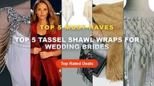 Top 5 Tassel Shawl Wraps For Wedding Brides: Top 5 Best Sellers - Wedding Pearl Shawl with Hollow Tassel Shoulder Chain ...