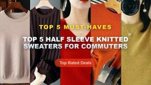 Top 5 Half Sleeve Knitted Sweaters For Commuters: Top 5 Best Sellers - 2025 Spring Summer Womens Sweater Short Sleeve O ...