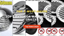 Top 5 Best Top 5 Exterior Wall Duct Vent Grilles (Must Have!) - 70 300mm Round Stainless Steel Vent Grille Exterior Wall...