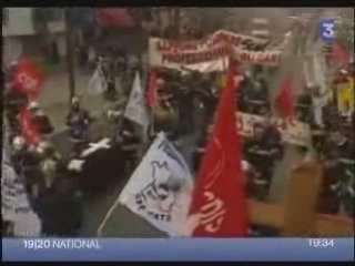 Manifestation : Pompiers Paris