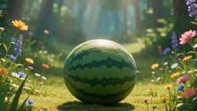 Forest friends share watermelon 🍉😊