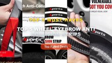 Top 5 Wheel Eyebrow Anti Collision Strips: Top 5 Best Sellers - Universal Car Wheel Eyebrow Strip Carbon Fiber Texture A...