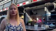 Aline Ouriques zeigt Einblicke in ihren Alltag als Lkw-Fahrerin auf einer Tour durch Zentralwestbrasilien