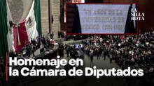 475 años de la UNAM llegan al Muro de Honor de San Lázaro