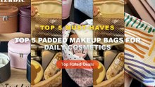 Ultimate Guide to the Best Top 5 Padded Makeup Bags For Daily Cosmetics - Corduroy Women Cosmetic Bag Large Capacity Mak...