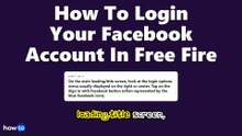 How to login your facebook account in free fire (Step by Step)