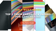 Top 5 Best Top 5 Thick Cardstock Papers For Card Making (Must Have!) - A4 Thick Cardstock, 50 Sheets 250gsm Mirror Card ...