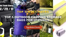 Cheap & Best Top 5 Outdoor Camping Storage Bags For Utensils Unboxing & Review - Durable Ultralight Outdoor Camping Hiki...