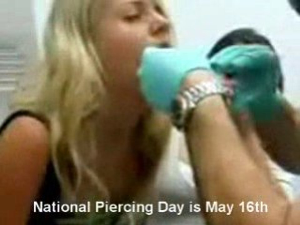 National Piercing Day is May 16th! (Tongue Piercing)
