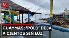 Más de 200 personas sin agua ni electricidad tras paso de huracán 'Polo' en Sonora