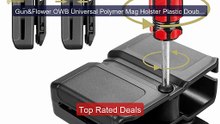 Gun&Flower OWB Universal Polymer Mag Holster Plastic Double St... -- Best Buy 2026 | Great Quality!