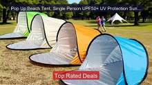 Pop Up Beach Tent, Single Person UPF50+ UV Protection Sun Sha... -- Amazing Value 2026 | Must Have!