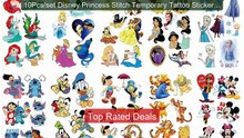 10Pcs/set Disney Princess Stitch Temporary Tattoo Stickers Cute Fr... -- Best Deal 2026 | Shop Now!