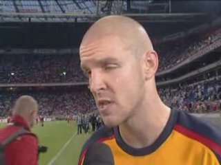 FABIANSKI AND SENDEROS INTERVIEW ARSENAL VS SEVILLE