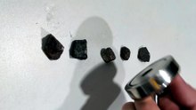 Cascalho de basalto tem um pouco de magnetismo