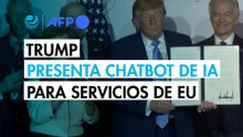 Trump presenta un chatbot de IA para los servicios del Gobierno de EU