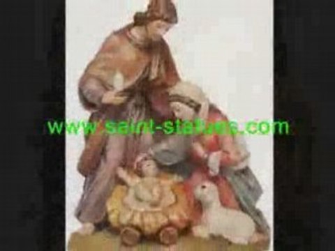 Holy family sets wood carved & handcrafted!