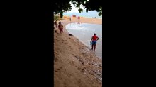 Milhares de peixes mortos são encontrados na Lagoa de Carapebus, na Serra
