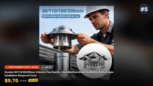Don't Buy Top 5 Round Ducting Ventilation Exhaust Covers Before Watching This! - Stainless Steel Chimney Cap 80/110/160/...
