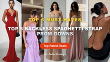 Why Everyone Is Buying Top 5 Backless Spaghetti Strap Prom Gowns - Tossy Women Halter Backless Bodycon Maxi Dress Open B...