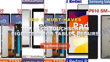 Top 5 LCD Touchscreen Digitizers For Tablet Repairs: Top 5 Best Sellers - For Samsung Galaxy Tab S6 Lite SM P610 SM P615...