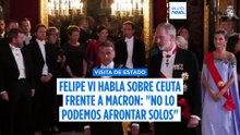 Felipe VI pide más colaboración a la UE ante la crisis en Ceuta y califica de "inaceptable" la situación