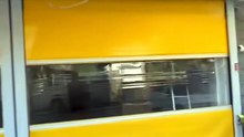 What is the difference between magnetic vehicle sensors and radar sensors for high-speed doors?