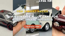 Ultimate Guide to the Best Top 5 Vintage Alloy Cars For Nostalgia Enthusiasts - 1:36 Alloy Duesenbeg SJ Die cast Vintage...