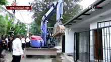 Detik-Detik Ekskavator Bongkar Klaster Mewah di Lapas Cibinong usai Sidak DPR