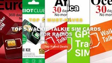 Ultimate Guide to the Best Top 5 Walkie Talkie SIM Cards For Radios - Walkie Talkie Sim Card No Fee Oceania Contract 300...